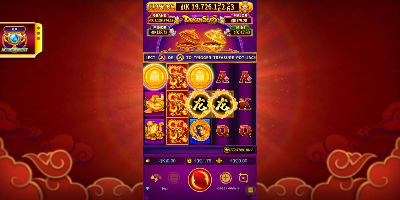 Dragon Soar với giao diện hình dọc độc đáo - top game nổ hũ uy tín