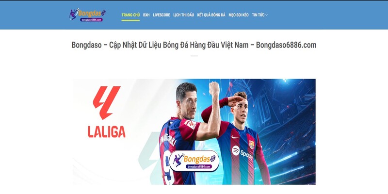 Giới thiệu về website Bongdaso